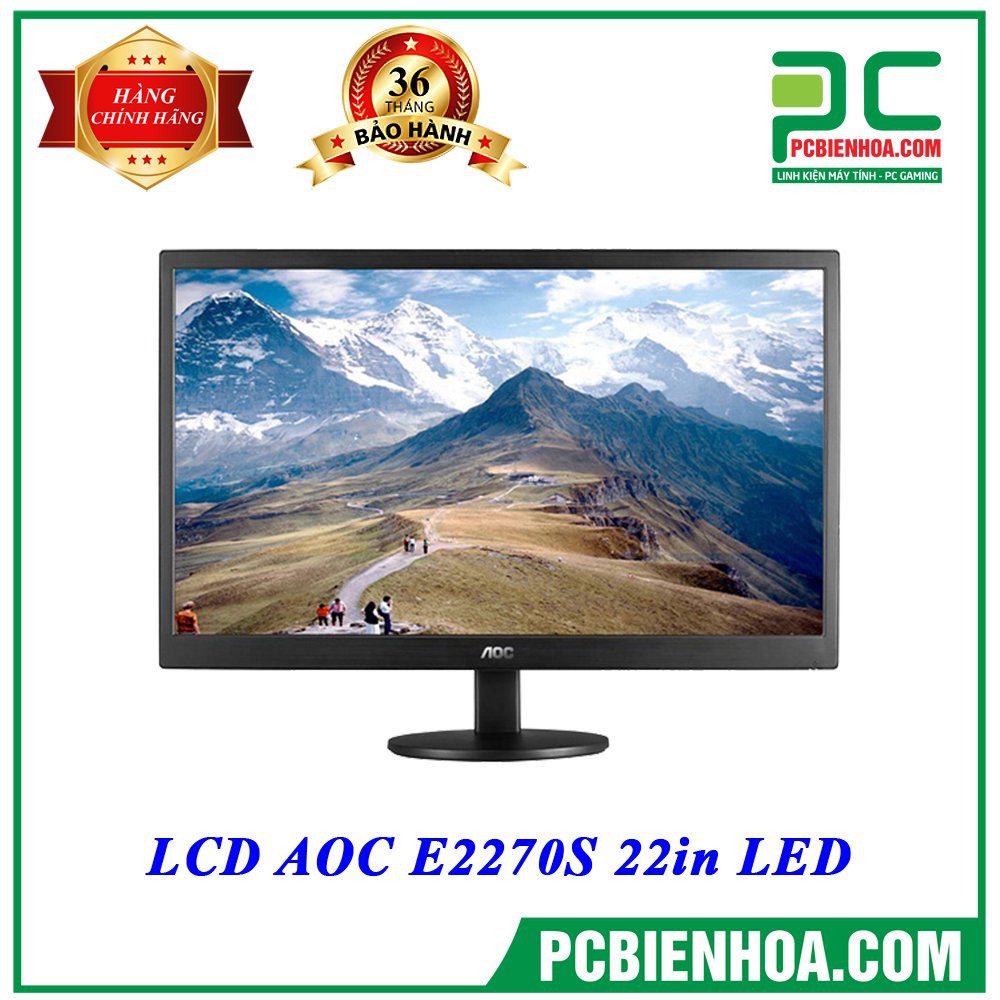 [Mã ELMS05 giảm 5% đơn 300k]LCD AOC E2270S (bảo hành 36 tháng)