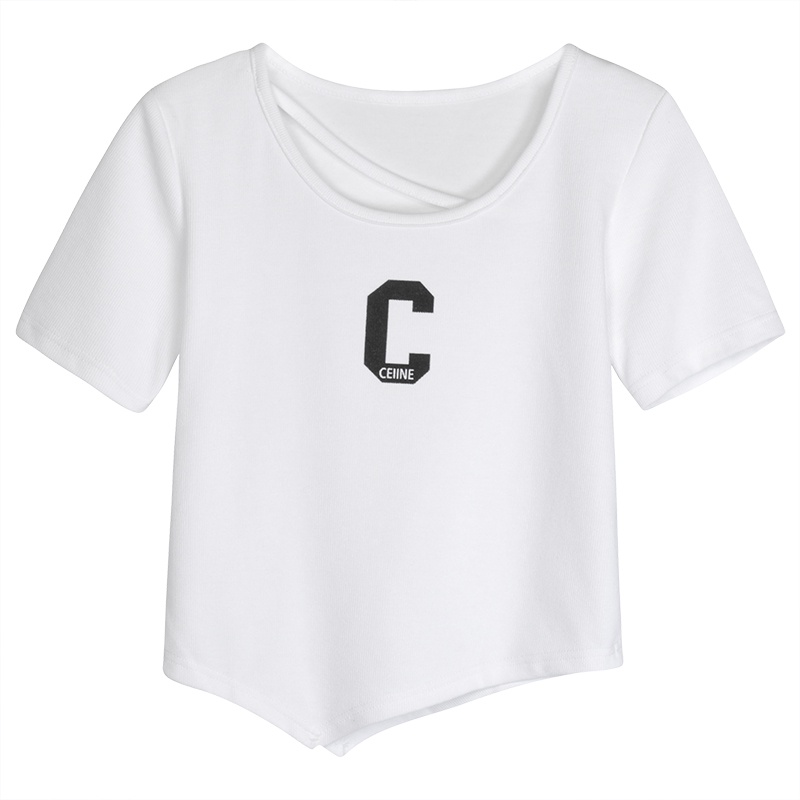 NRVP Áo Thun Nữ Tay Ngắn Dáng Rộng Thời Trang Phong Cách Hàn Quốc