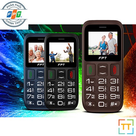 Điện Thoại Người già FPT Care F2 Phím Bấm Nổi, Cỡ Chữ Và Số Lớn