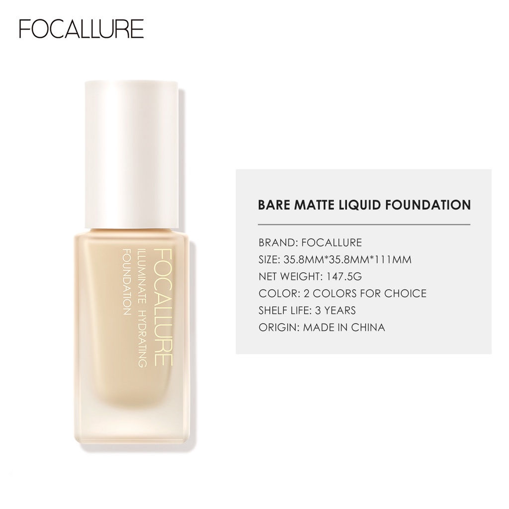 [Hàng mới về] Kem nền FOCALLURE dưỡng ẩm chống thấm nước độc đáo