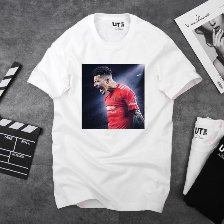 [Freeship] Áo Thun In Hình Jadon Sancho Mã 01 - Áo In Hình Cầu Thủ Bóng Đá