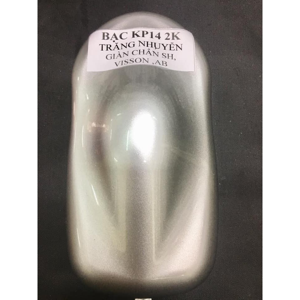 Sơn Bạc 14 2 Thành Phần KP14 2k (Sơn Oto Xe Máy) Đóng Lon 1Kg