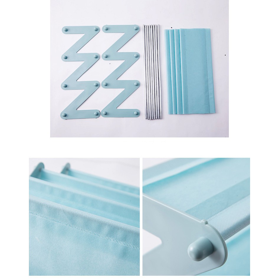 Kệ 4 tầng nhựa hình chữ Z kệ sách đa năng thông minh