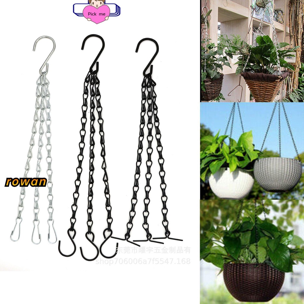 Dây Xích Treo Chậu Hoa 15.7inch 3 Điểm Hình Chú Chim Nhiều Màu Sắc