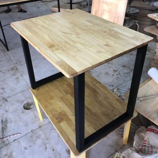  Bàn gỗ chân gấp xếp cao (60×120×75Cm)