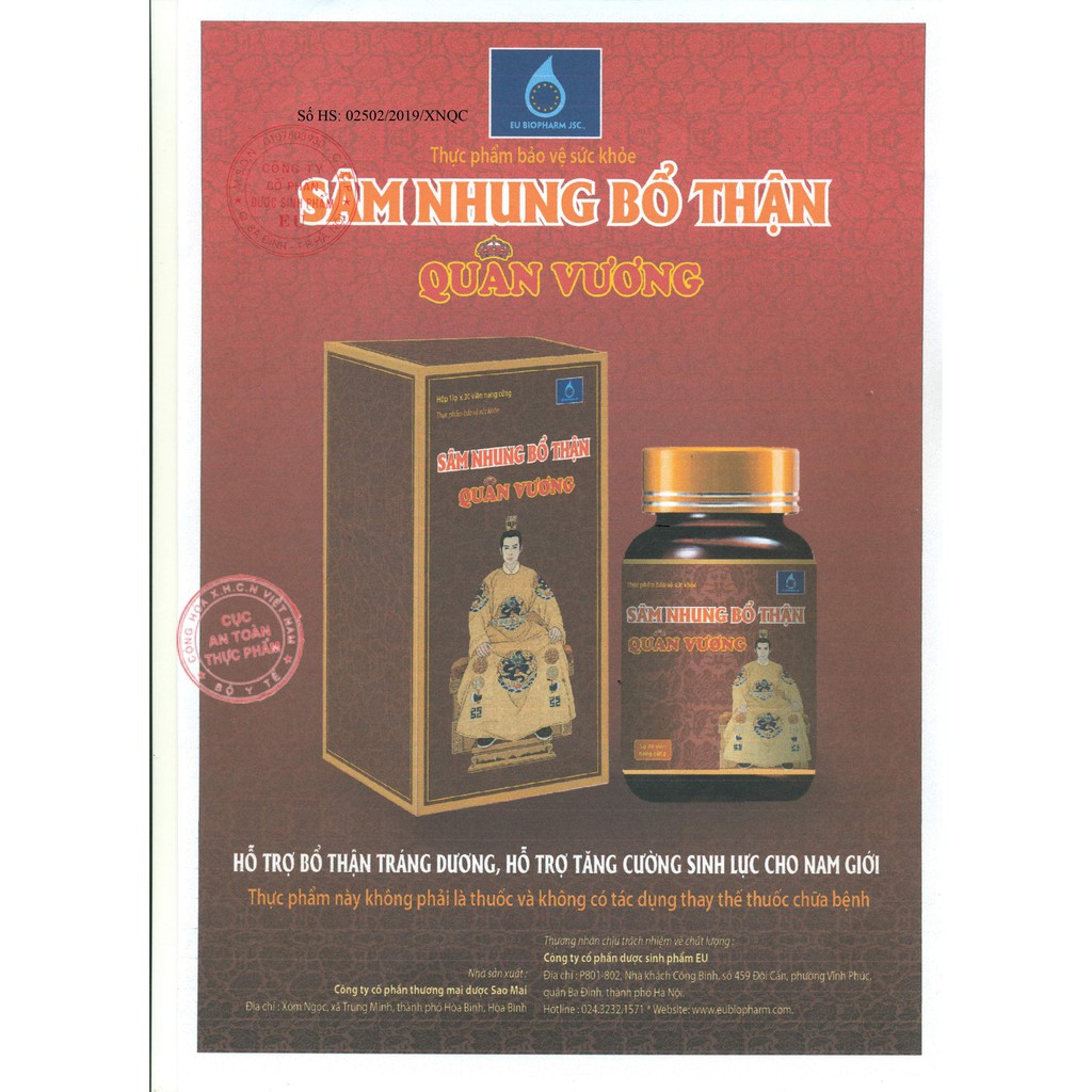 SÂM NHUNG BỔ THẬN QUÂN VƯƠNG | BigBuy360 - bigbuy360.vn