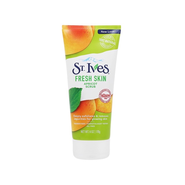 SỮA RỬA MẶT TẨY TẾ BÀO CHẾT TƯƠI MÁT ST.IVES CHIẾT XUẤT TRÁI MƠ 170ml