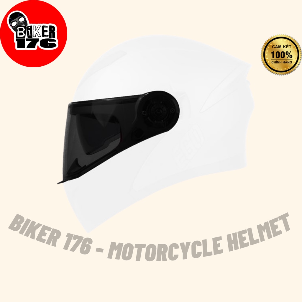 Kính chắn mũ bảo hiểm Fullface EGO E9 lật hàm (Không bao gồm mũ) - BIKER 176 - Mũ bảo hiểm & Dầu nhớt Vũng Tàu