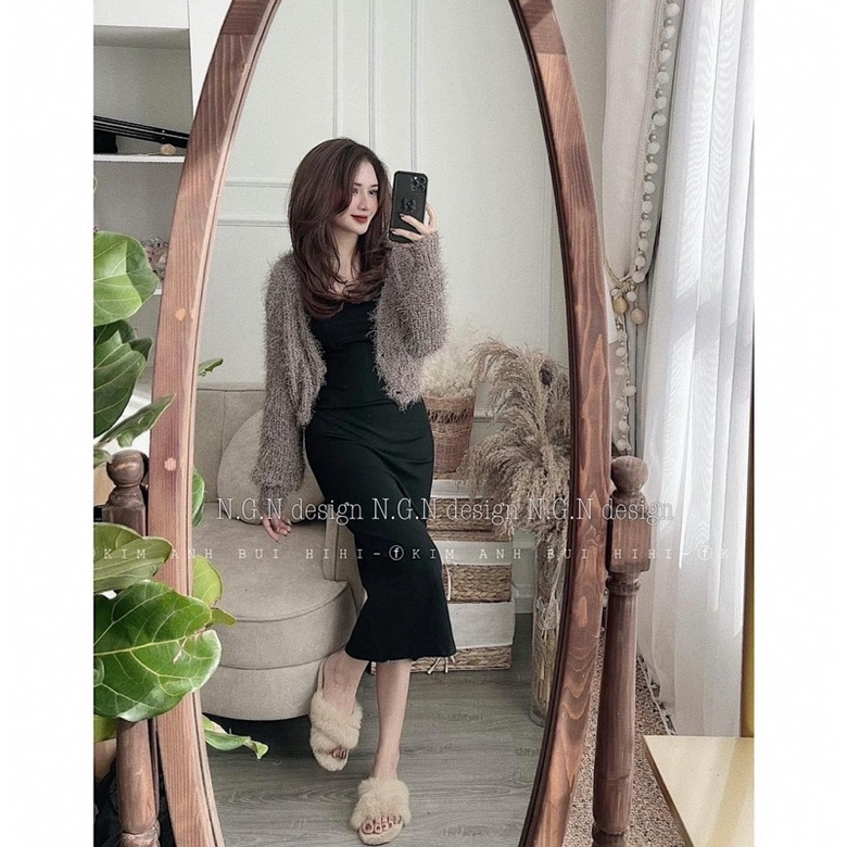 Đầm body cổ yếm Sammivnxk💋 Váy maxi cổ yếm dáng dài💋freeship | BigBuy360 - bigbuy360.vn