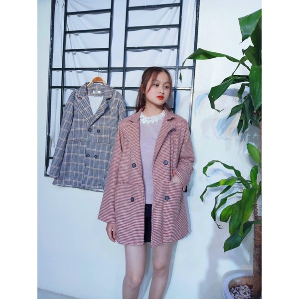 528k áo khoác vét dạ kẻ sọc | BigBuy360 - bigbuy360.vn