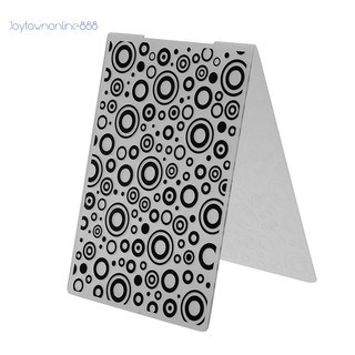 Joe✰ 1pc Jingling Bell Plastic Embossing Folder Template For Scrapbooking DIY