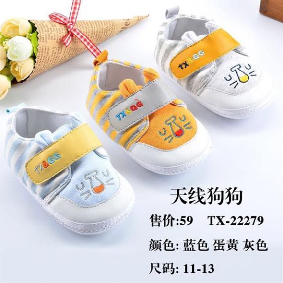 Giày cho bé- giày búp bê dán, tai hổ đáng yêu- giày cho trẻ sơ sinh-giày cho bé gái-giày cho bé trai