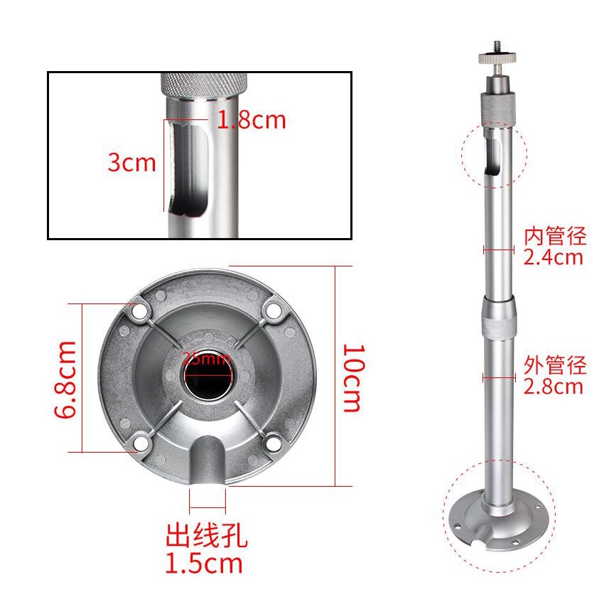 Giá Treo Máy Chiếu Mini, Led, Androi. Giá Treo Trần Hoặc Ngang Chất Liệu Hợp Kim Nhôm, Xoay 360 Độ Đa Năng