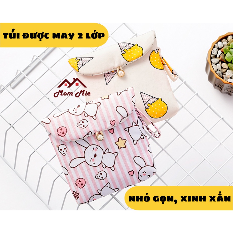 [MỚI] Túi đựng băng vệ sinh, son môi, mỹ phẩm và các vật dụng cá nhân nhiều mẫu xinh xắn - J241