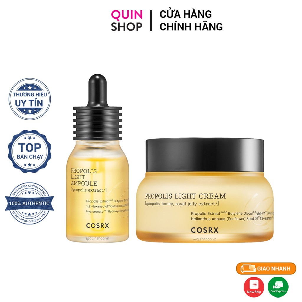 Combo Dưỡng Sáng, Chống Lão Hóa Cosrx Propolis