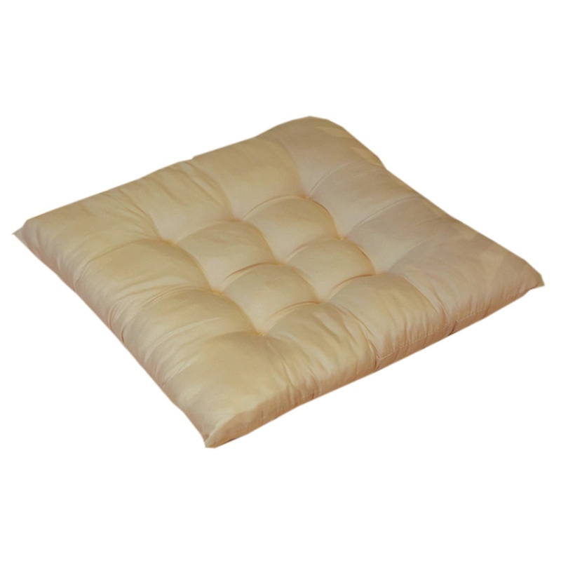 Đệm Lót Ghế Ngồi Thiền Định Tatami Hình Vuông Chống Trượt Màu Trơn Có Dây Buộc Kích Thước 40x40cm LIDU1