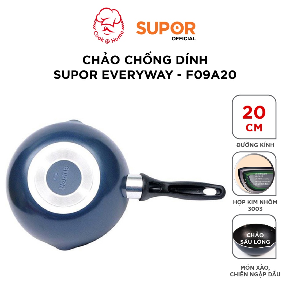 Chảo chống dính Supor Everyway F09A20-20cm