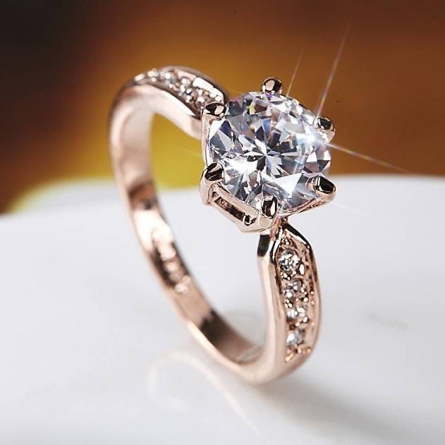 Nhẫn Cặp Mạ Bạch Kim 925 Mozanstone 1 Carat Đính Đá Kim Cương Nhân Tạo Dành Cho Nam Và Nữ