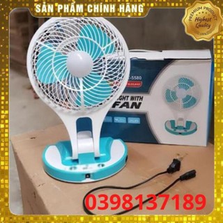 Quạt tích điện mini để  bàn LY 5580