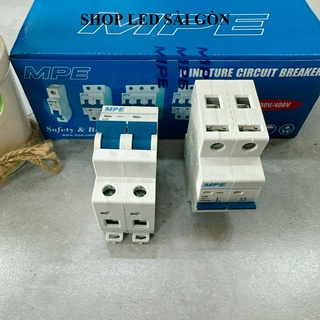CẦU DAO TỰ ĐỘNG 2 CỰC MCB 2P MPE