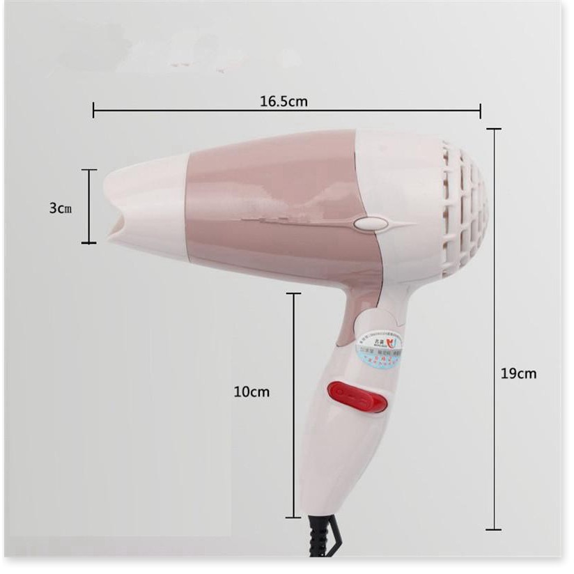 Máy sấy tóc Mingjian ⛔GIÁ SỈ⛔ Máy sấy tóc công suất lớn có 2 chế độ sấy nóng và mát, tay cấm cách nhiệt 8718