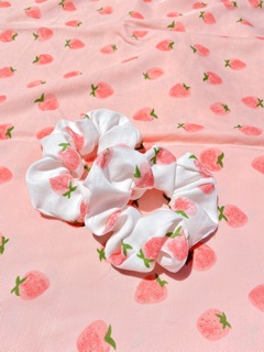 Cột tóc Scrunchies mẫu trái đào