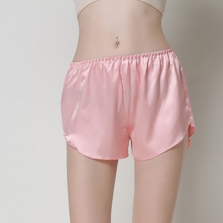 Quần đùi nữ lụa mềm mát / Quần short nữ mặc nhà lụa cao cấp - Freesize dưới 65kg