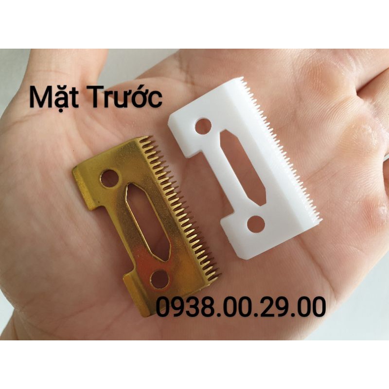 Lưỡi Kép Tông Đơ Cắt Tóc Kemei, Jame. Bộ Lưỡi Sứ Kép WMark Gold Cắt Bén Thay Thế Cho Tông Đơ.