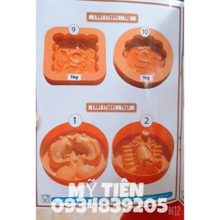 KHUÔN TRUNG THU GÕ 1KG -1.2kg