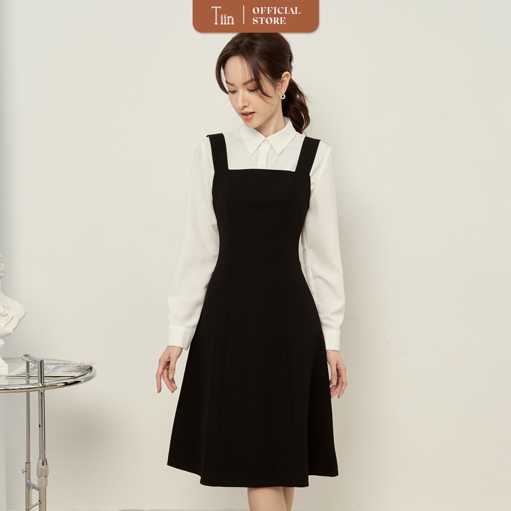 Váy yếm cổ vuông dáng xòe ( Không kèm áo ) TIIN STORE V0Y020 V0Y019