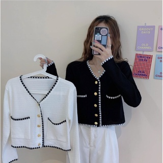 Áo khoác cardigan nữ len dệt kim dáng ngắn phong cách hàn quốc ulzzang hot trend AKL02