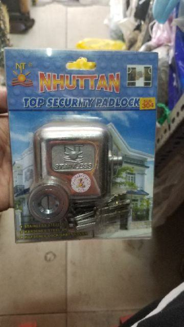 Khóa chụp cổng inox 304 nhựt tân hàng bền