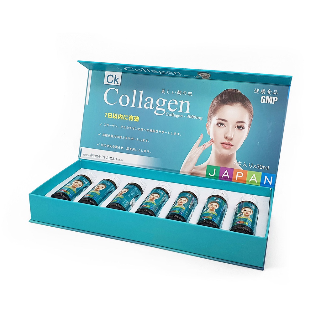 Collagen CK dạng chai nước uống Nhật Bản, collagen Nhật Bản