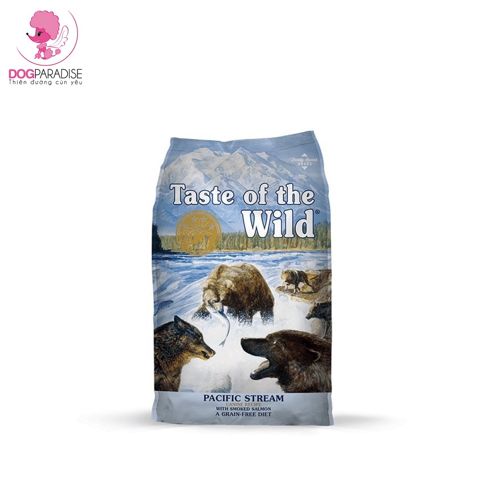 Thức ăn cho chó vị cá hồi 12.2kg Pacific Stream TASTE OF THE WILD - Dog Paradise