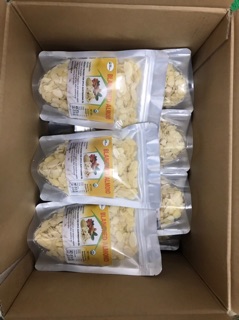 Hạnh nhân thái lát Mỹ 500g (tươi sống & sấy giòn)