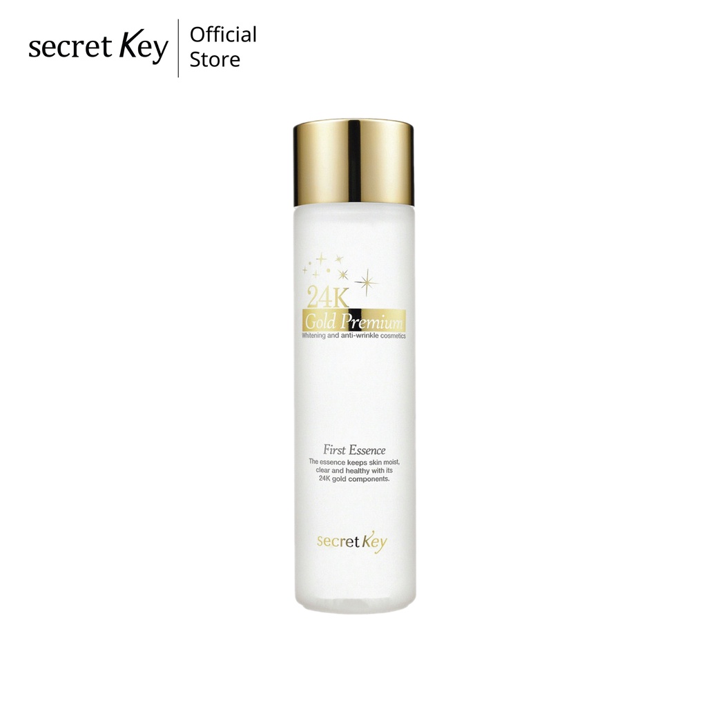 Tinh chất dưỡng da chống lão hóa cao cấp chứa tinh thể vàng Secretkey 24K Gold Premium First Essence 150ml