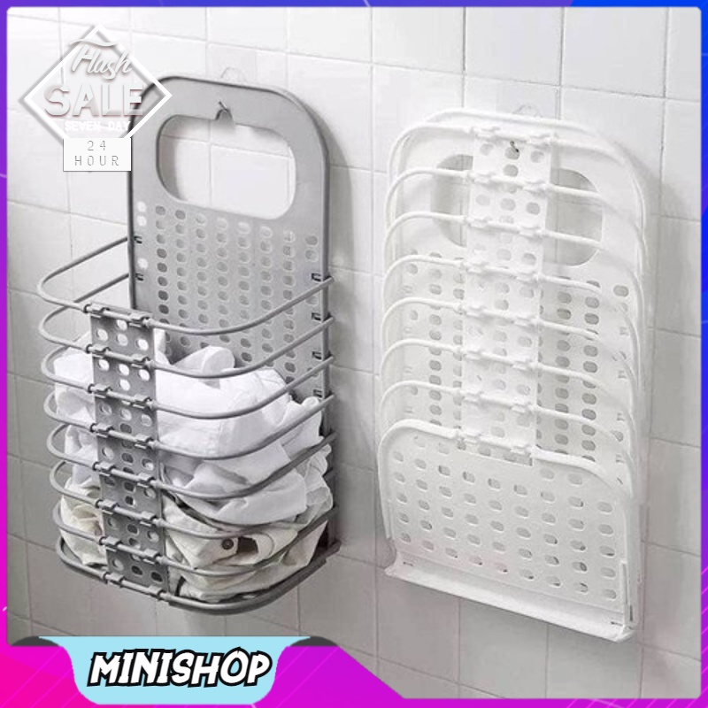 Giỏ Nhựa Treo Tường Xếp Quần Áo Đựng Đồ Đa Năng MINISHOP K235