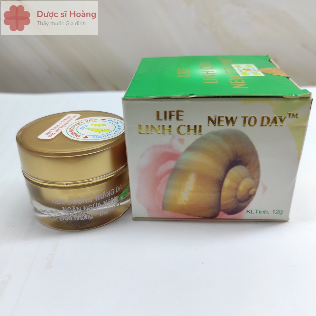 Kem Dưỡng Trắng Da Toàn Thân LIFE Linh Chi - New To Day 12g