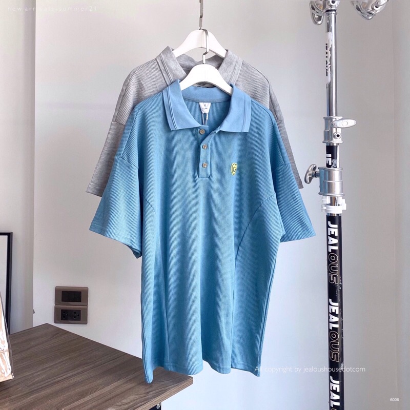 Áo thun unisex, áo polo logo trái tim 6006