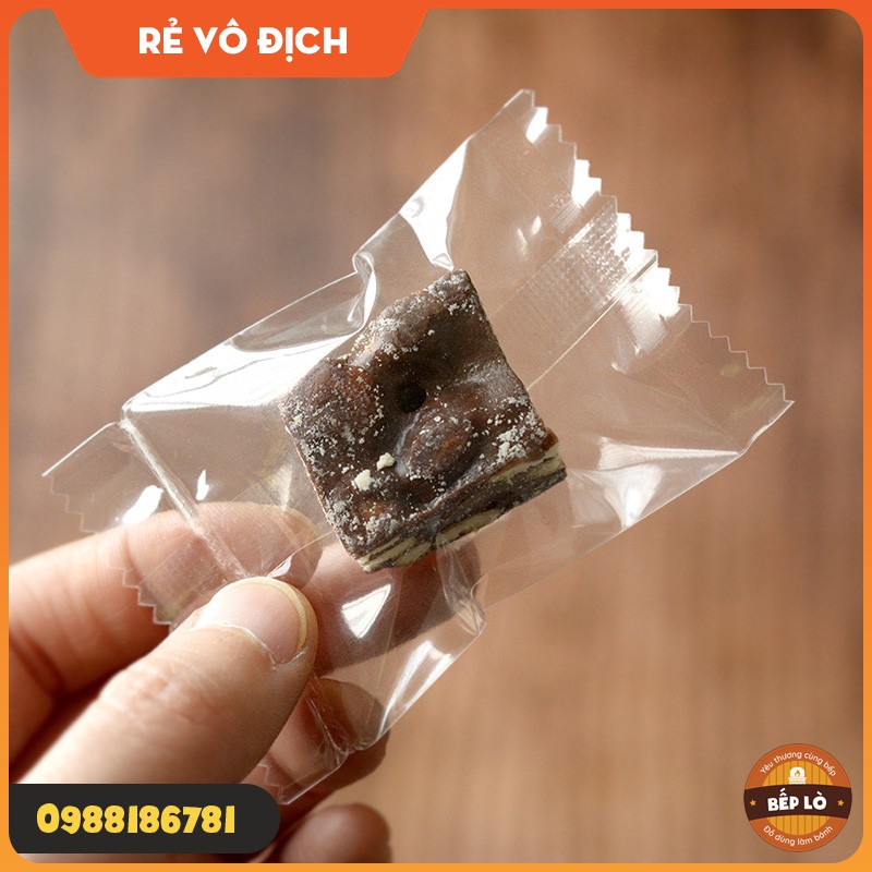 Túi Bánh Quy Trong Suốt SIÊU ĐẸP CHẤT LƯỢNG - Set 100 Túi