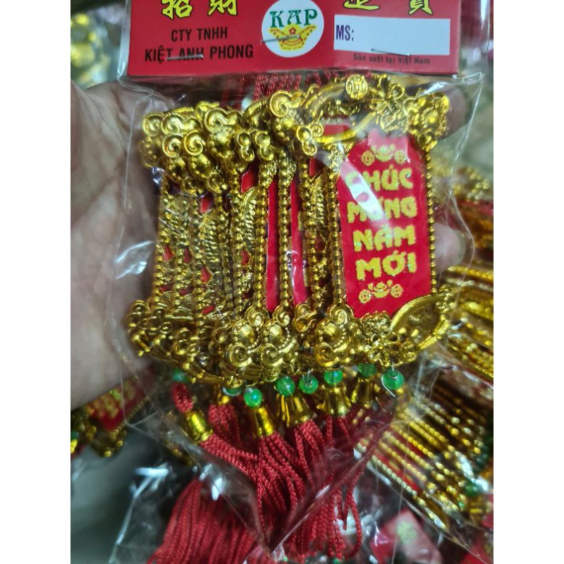 10 dây thẻ bài cá ĐT trang trí tết