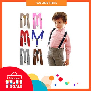 Dây đeo quần chữ Y co giãn có nhiều màu cho bé