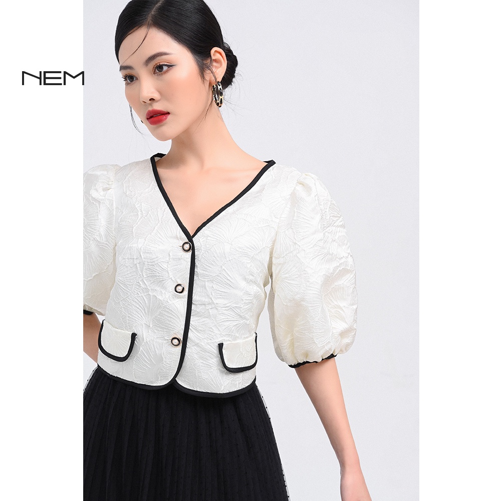 Sơ mi nữ thiết kế NEM Fashion 08842 giá tốt