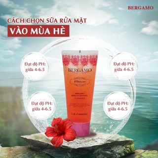 Sữa Rửa Mặt Bergamo Hibiscus Foaming Cleanser 150ml