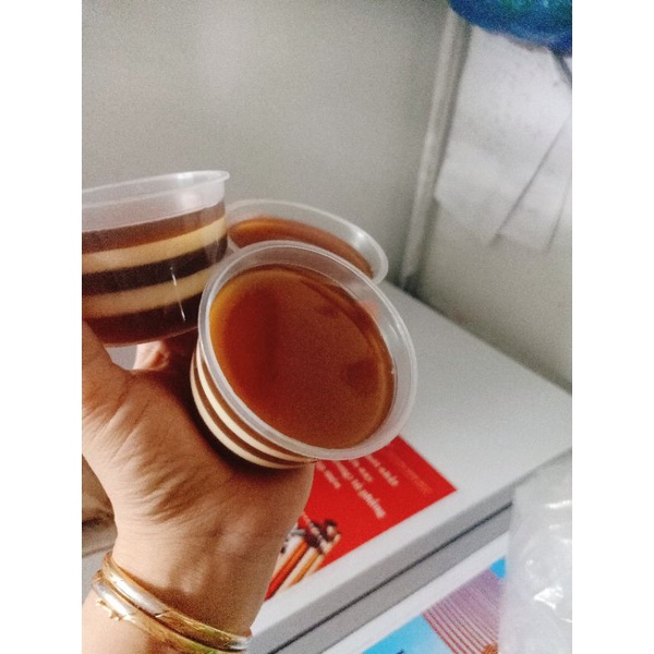 Set 10 rau câu Flan cheese mini size 120ml