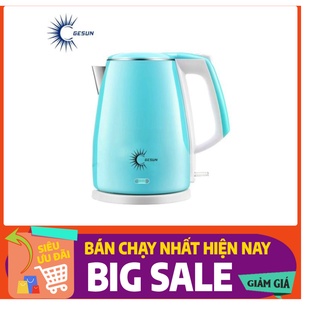 Ấm điện siêu tốc Gesun Kts-558 1.8L, Hàng cao cấp cách nhiệt chống giật, Ấm siêu bộ cảm biến nhiệt độ bảo hành 24 tháng