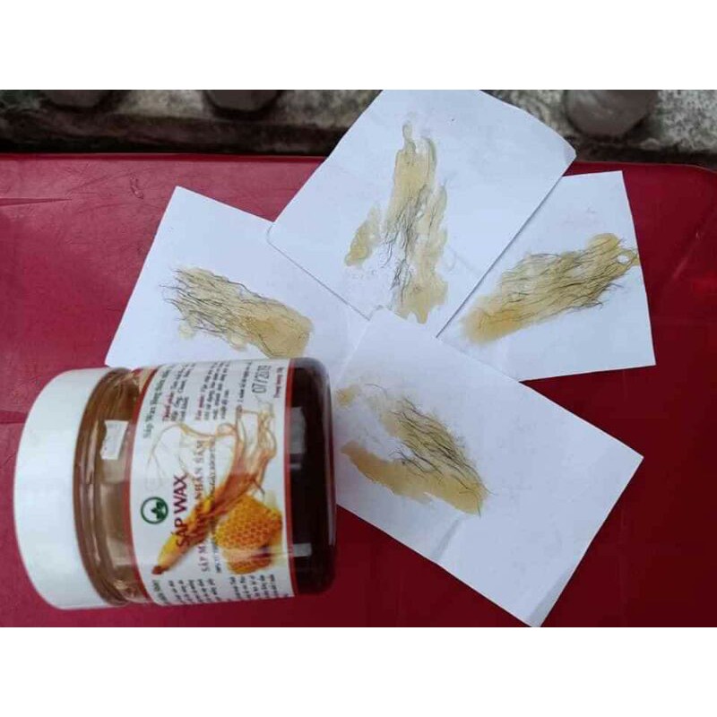 Sáp wax mật ong nhân sâm lô hội Shiny handmade , lấy sạch chân lông