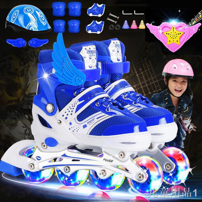 Đàn trẻ em skate đầy đủ 3-5-6-8-10-10 tuổi Giày trượt patin nam và nữ Người mới bắt đầu