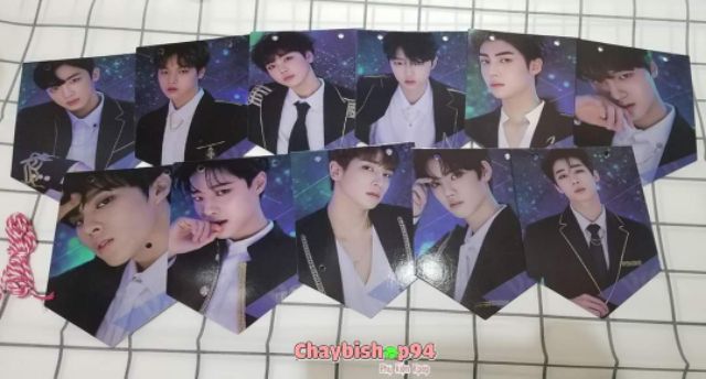 Set cờ và dây treo tường BTS, GOT7, TWICE, X1, BLACKPINK