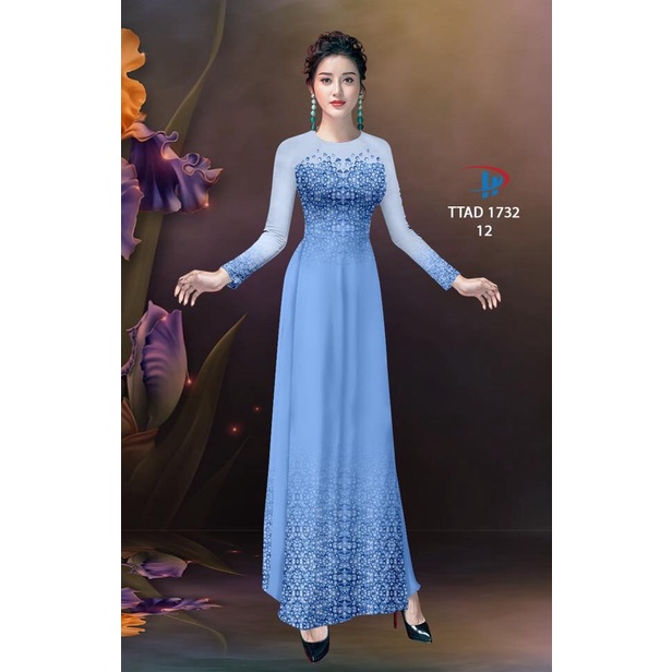 Vải áo dài , chất lụa ban mai co giãn nhẹ 4 chiều, mềm, mịn, mát, rũ tà, dày dặn che khuyết điểm tốt.